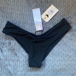 Black v cut Billabong sol searcher Fiji bikini bottom